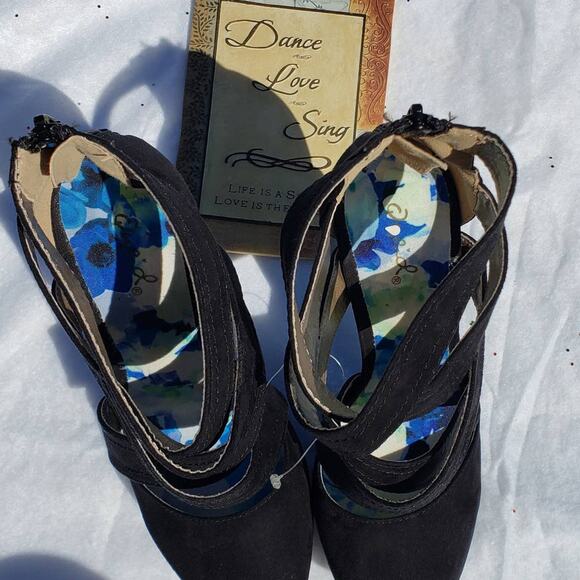 Qupid Black Platform Stiletto High Heels size 8 - Picture 7 of 8